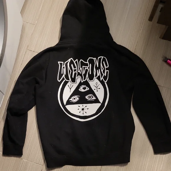 Empyre Black Hoodie with White Graphic - Picture 3 of 5